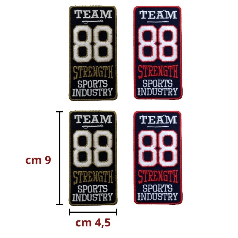 Applicazione termoadesiva tessuto articolo 9241 pezzi 4