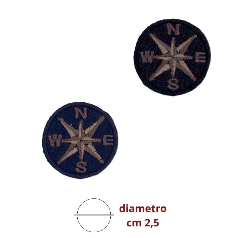 Applicazione termoadesiva tessuto articolo APU01637 pezzi 6