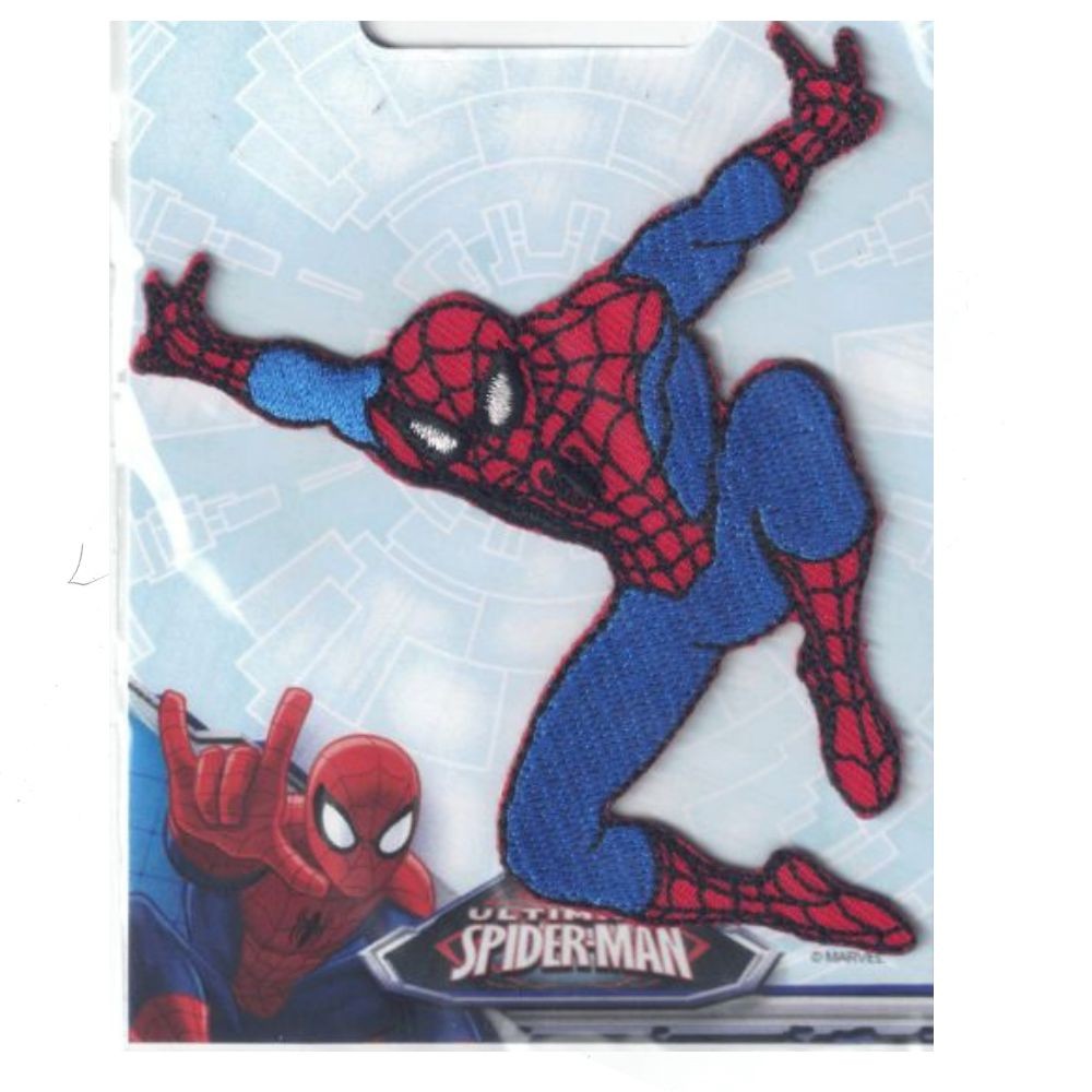 Iron-on application for Spiderman fabric, item 9395