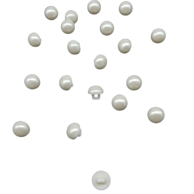 Bottone perla ø mm 10 lineato 16 pezzi 20