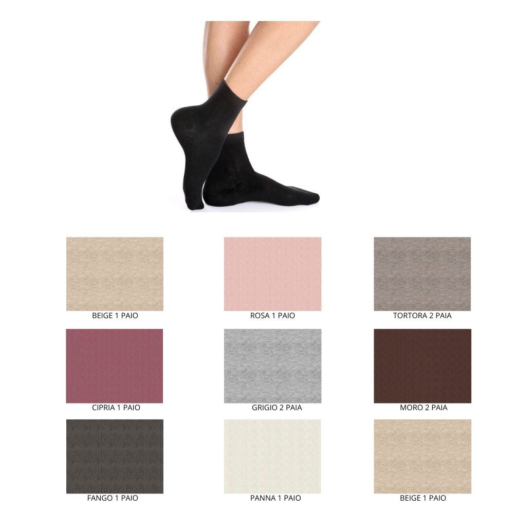 Calza midi donna in caldo cotone articolo 110 paia 12
