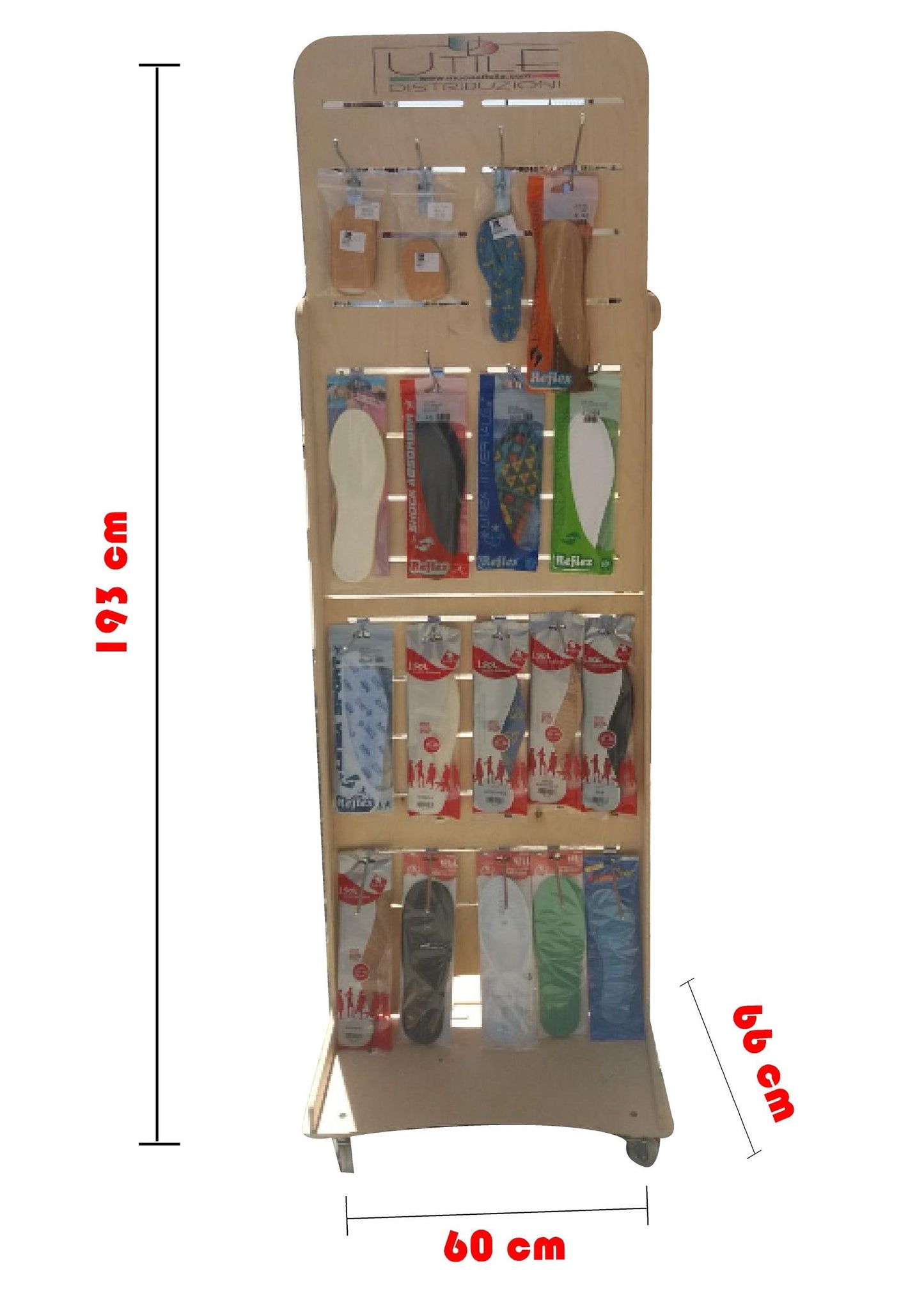 Espositore articolo Solette