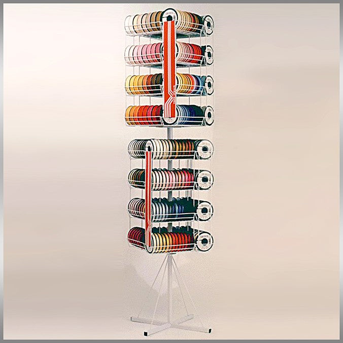 Espositore in metallo da terra per sbieco