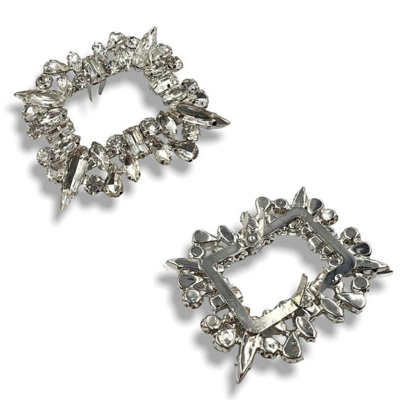 Fibbie gioiello pietre in vetro articolo FM10198