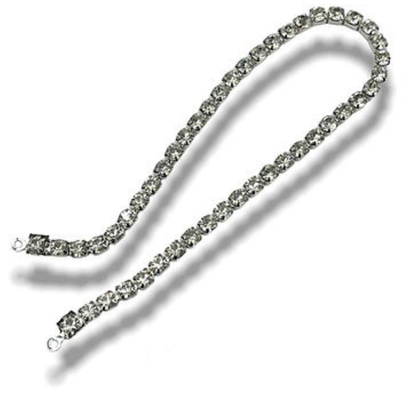 Filo catena strass (maglia stretta) ss16 (Ø 4 mm) gioiello articolo X3456