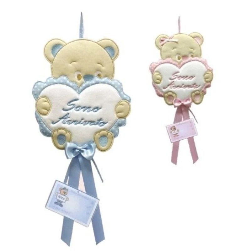 Heart-shaped birth ribbon item FN00961.B