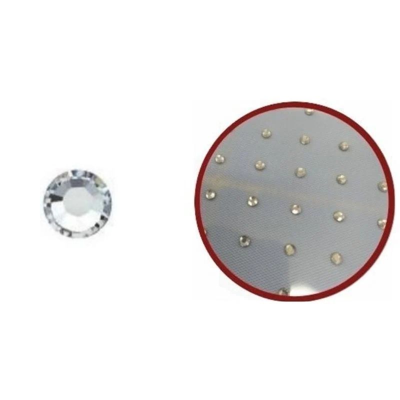 Foglio strass termoadesivo ø mm 3,5 pezzi 320
