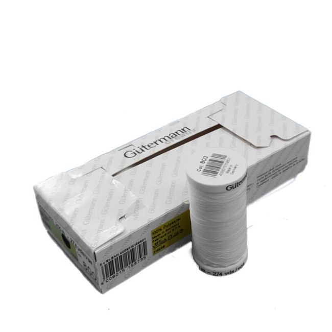 Gutermann spola da 250 mt 100% poliestere articolo 717878