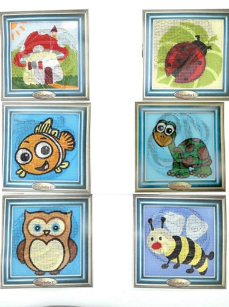 Embroidery kit h cm 14x14 item half stitch small