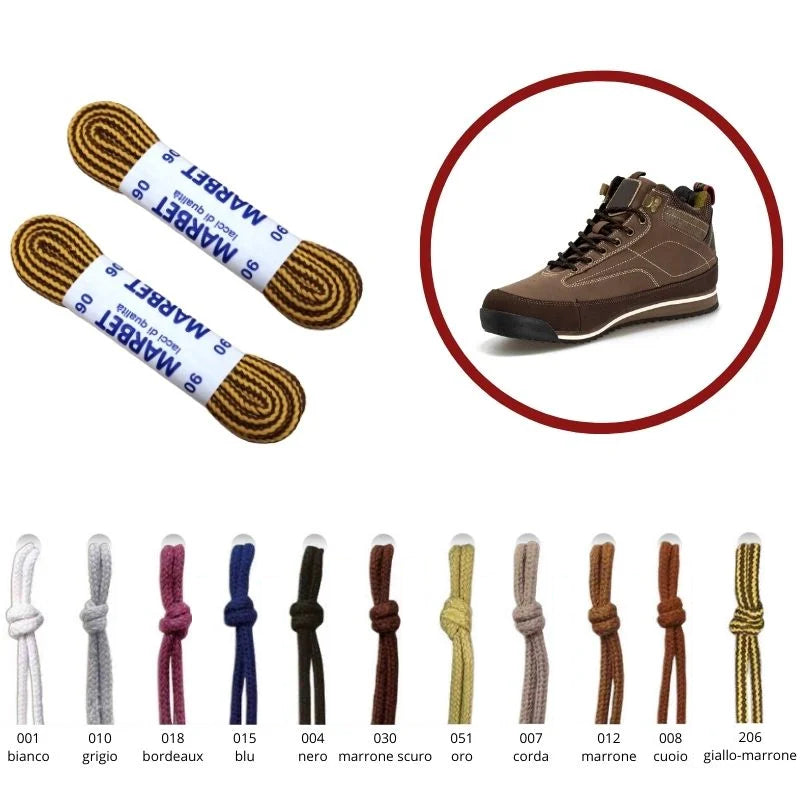 Laccio tondo cm 90 cotone 100% articolo Tondo max 90 paia 6