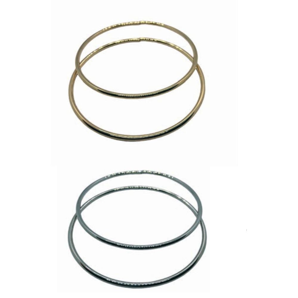 Manico per borsa tondo in metallo diametro 12,5 cm articolo MA226 coppia 1
