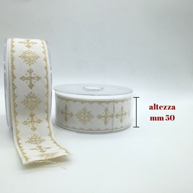 Nastro sacro h mm 50 articolo 77182/50 metri 20