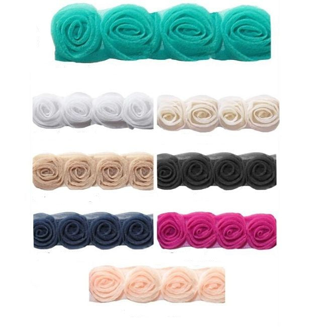 Passamaneria moda organza h cm 4 articolo 452 metri 6,75