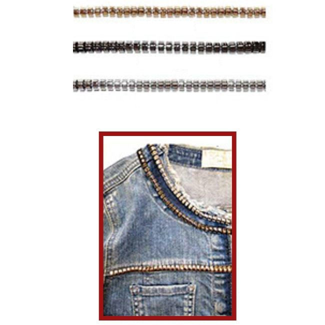 Passamaneria plastificata h mm 8 articolo CH596 metri 4,5