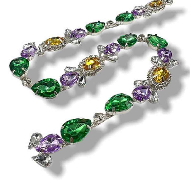 Passamaneria strass gioiello articolo FM10177