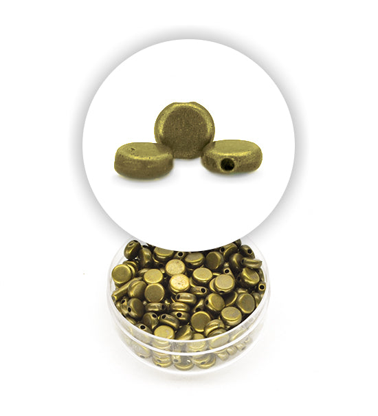 Perla resina piatta tonda articolo 0/851/29