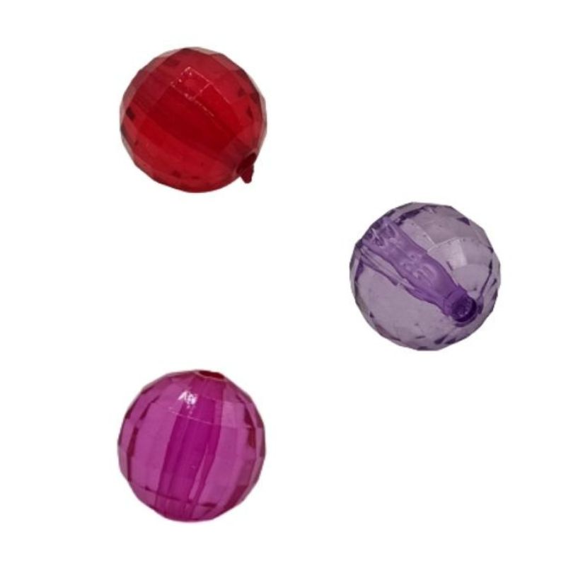 Perla sfaccettata trasparente ø mm 20 articolo 6/120/14 pezzi 21