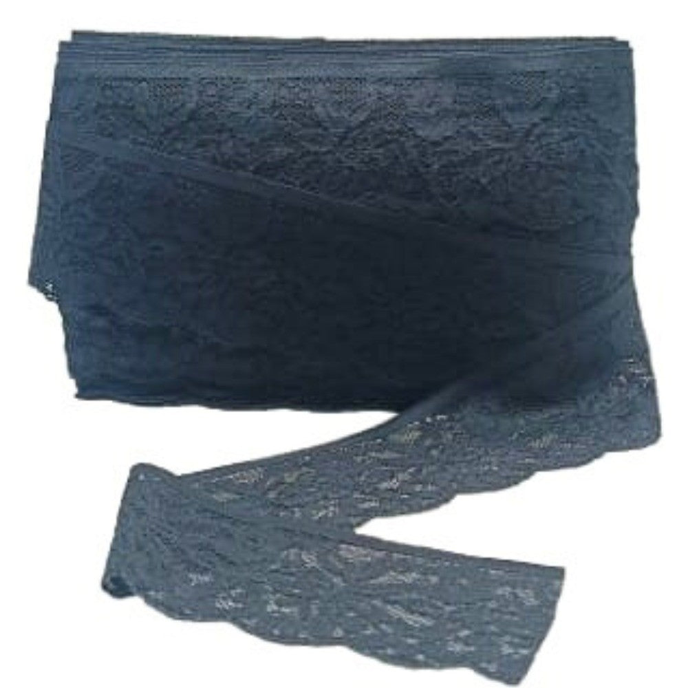 Elastic lace h cm 6.5 item FL361 20 meters