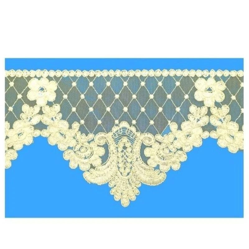 Pizzo in tulle rebrodè articolo F44 metri 10