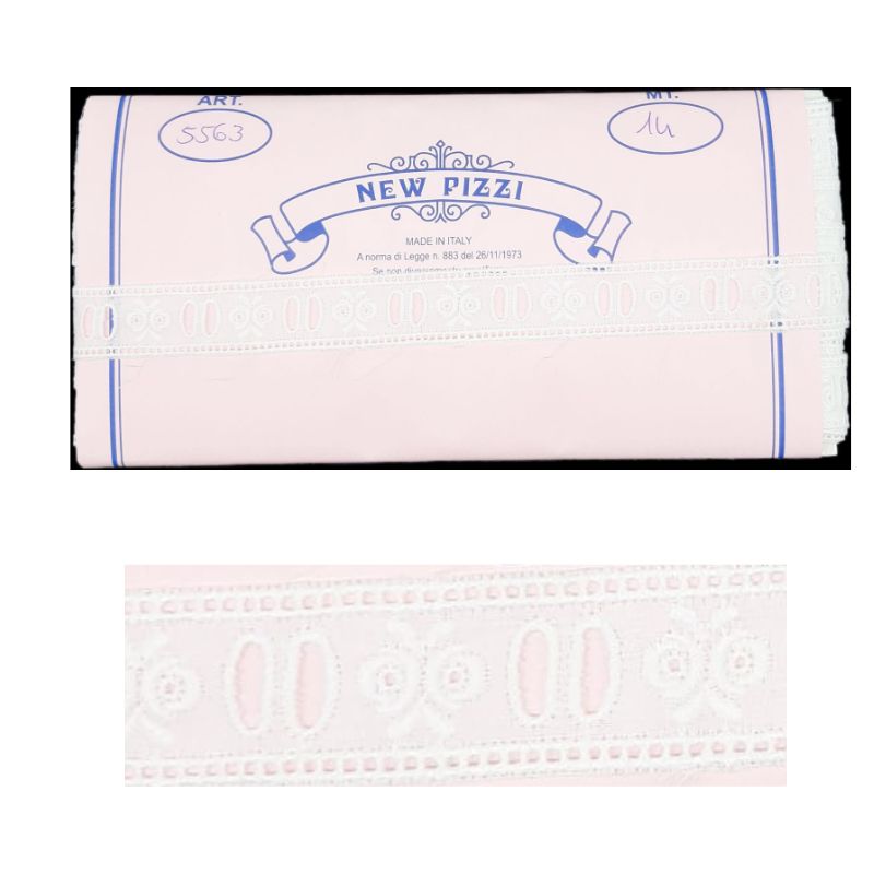 Pizzo san gallo tramezzo h cm 2,3 articolo 5563 metri 14