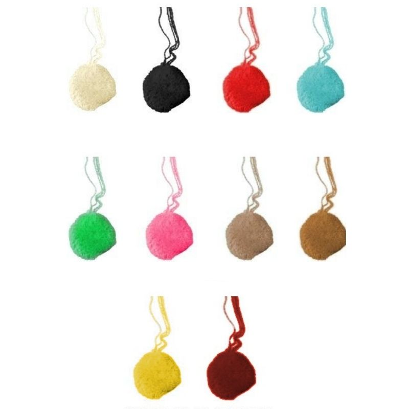 Pompon lana ø mm 25 articolo 531/9 pezzi 25