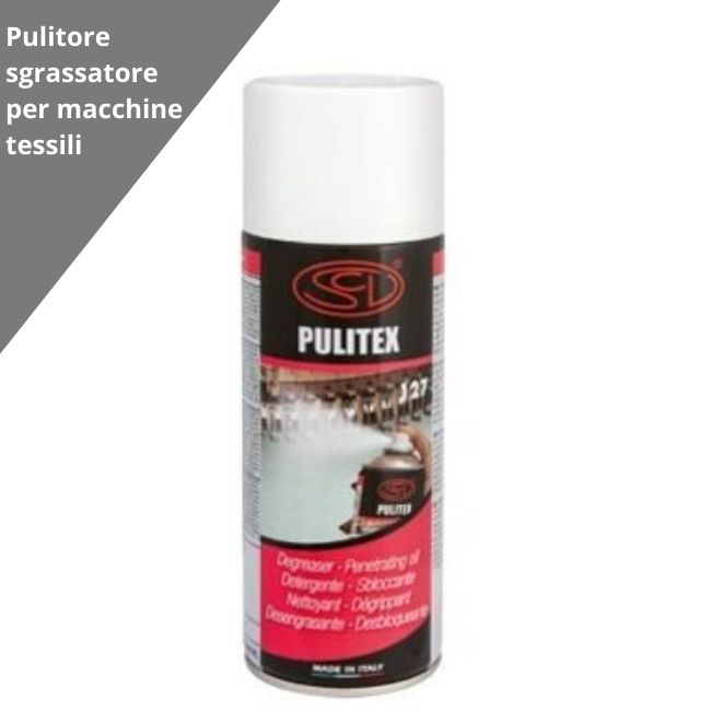 Sgrassatore spray per macchine tessili 400 ml articolo Pulitex