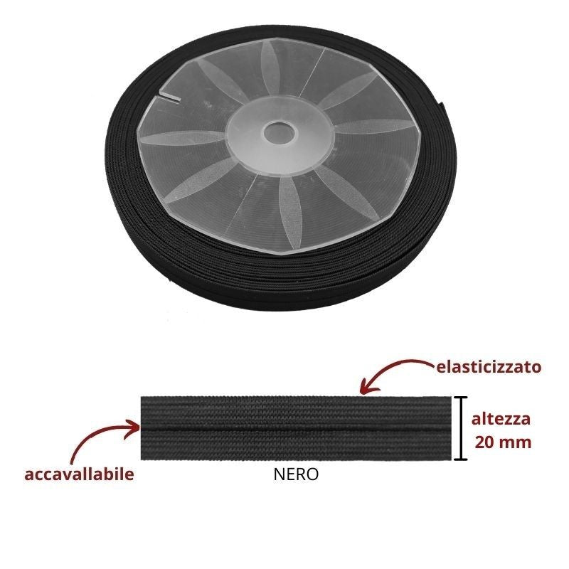 Folding elastic slalom h mm 20 item D4/20 20 meters
