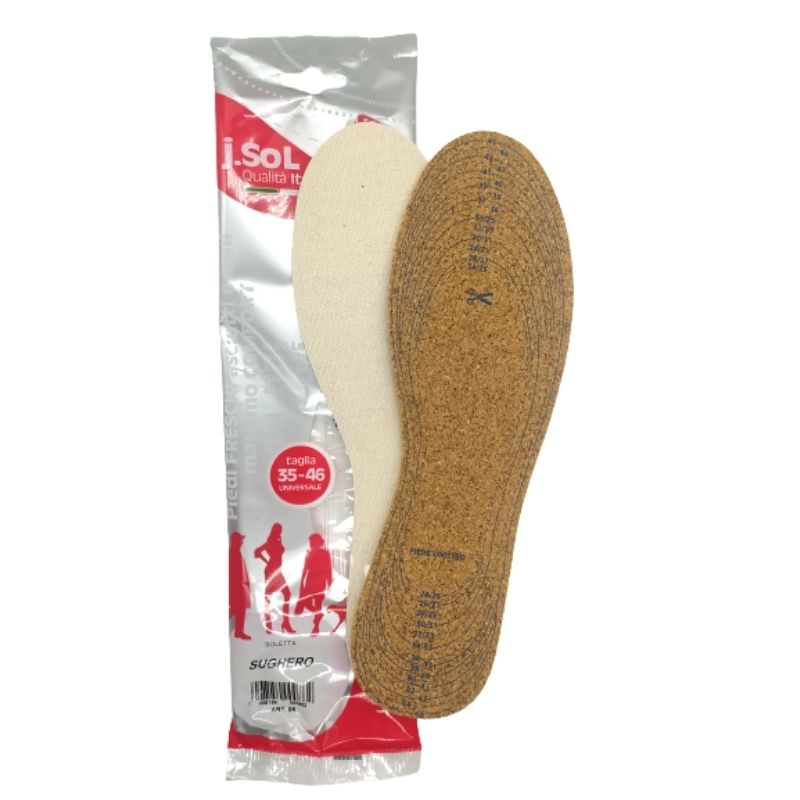 Soletta sughero taglia universale articolo 86