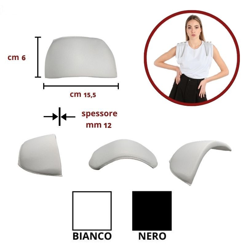 Spalline tagliata sellare spugna foderate taglia 1° articolo 5 T paia 12