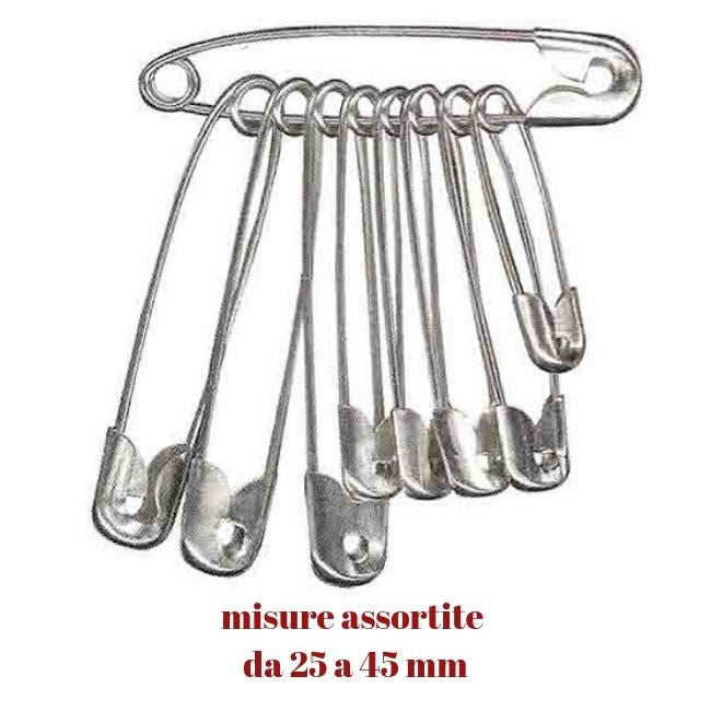 Spille sicurezza misure assortite 0/3 articolo 2799/2 pezzi 288