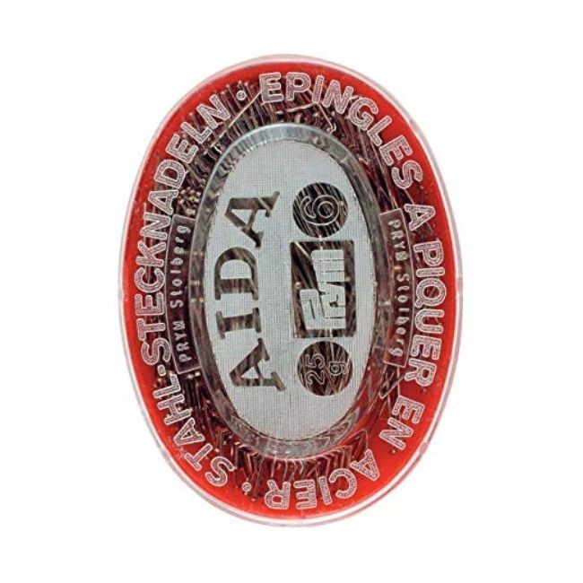 Spilli aida acciaio h mm 32 scatola 25 gr articolo 024349 Prym