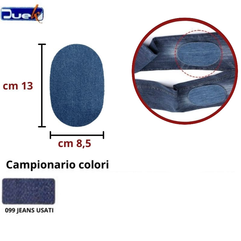 Toppe jeans termoadesive per bambini art 1029 M