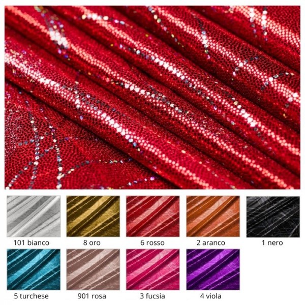 TESSUTO IN LICRA STAMPATO 80% POLIAMMIDE 20% ELASTAN PEZZA DA