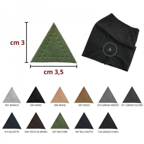TRIANGOLO TERMOADESIVO IN RENNA articolo 39