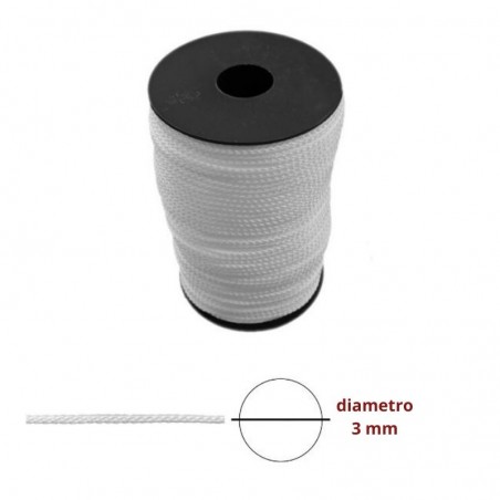 CORDONE PER TENDA POLIPROPILENE 100% ROTOLO DA 100 MT / 4060