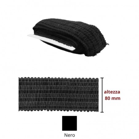 ELASTICO ALTEZZA 8 CM PEZZA DA 10 MT LAVORATO / 901/80