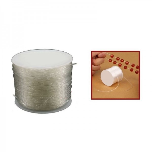FILO ELASTICO TRASPARENTE IN SILICONE 0,6 MM articolo K494