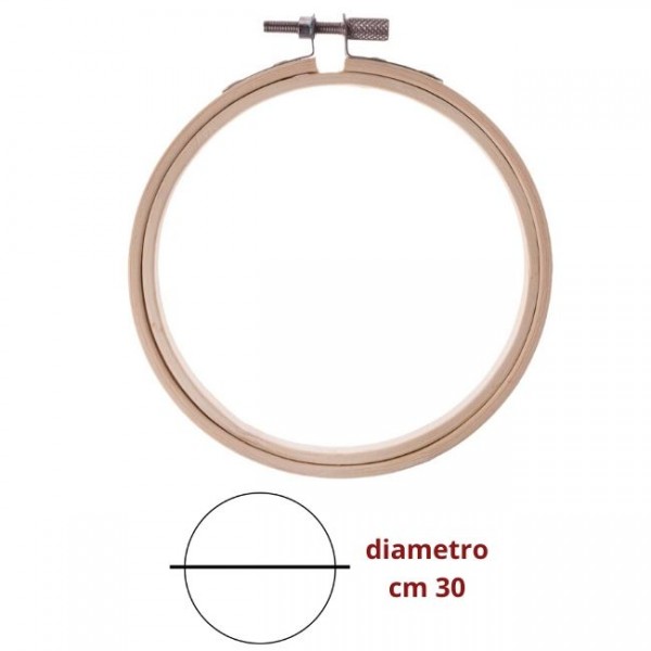 TELAIO RICAMO IN LEGNO CM 30 / 3601/9