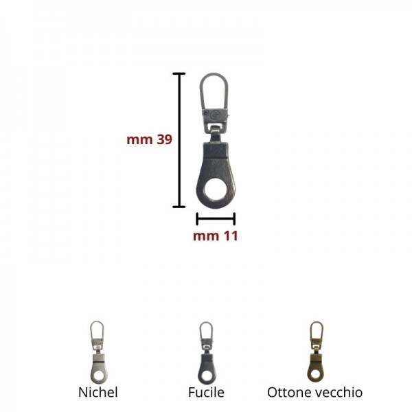 TIRALAMPO MM 39 SCATOLA DA 5 PEZZI / MOD045