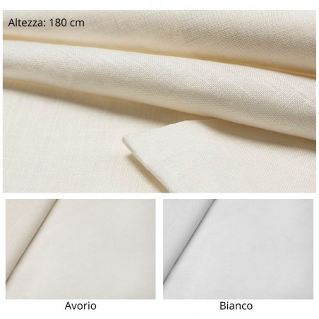 Tessuto in lino 100% altezza 180 cm articolo 3006 dolce