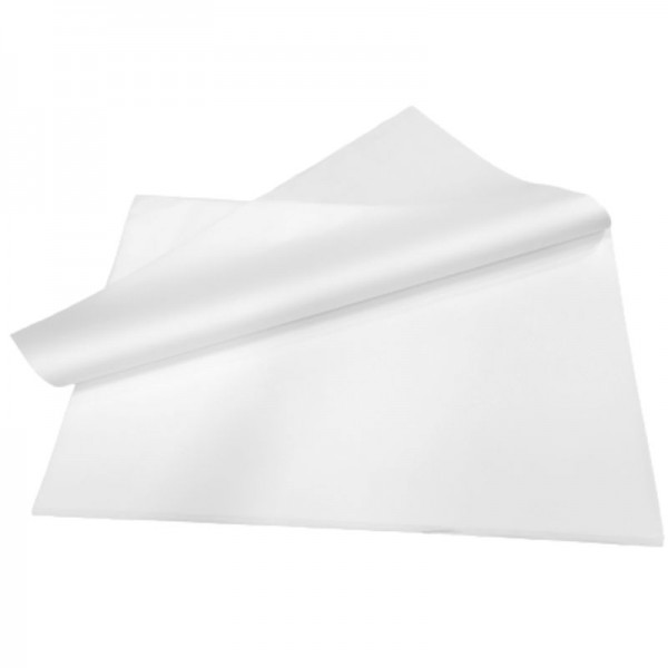 Foglio di carta da taglio bianca monolucida h cm 100 X 140