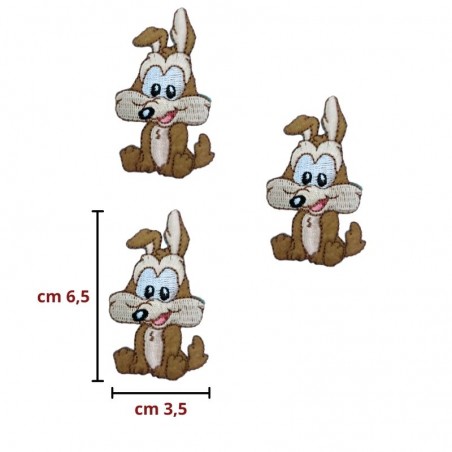 Applicazione termoadesiva tessuto Willy il Coyote articolo 038