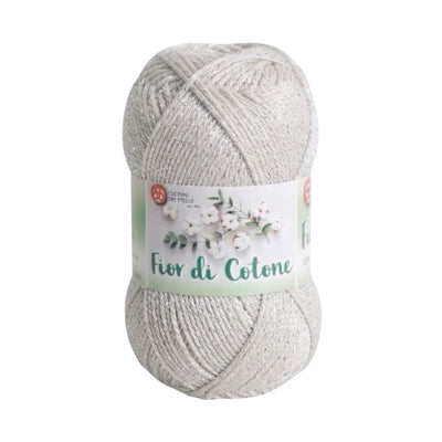 Fior di cotone filo per uncinetto cotone mix lurex articolo 3604 gomitoli 10