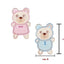 Iron-on fabric application item 9191 2 pieces