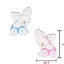 Iron-on fabric application item 01215 4 pieces