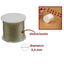 Transparent silicone elastic thread ø 0.4 mm item K866 100 metres