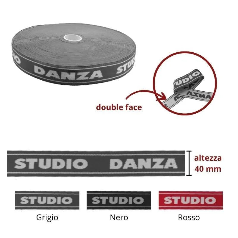 "Dance Studio" elastic band, h 40 mm, item 200/40