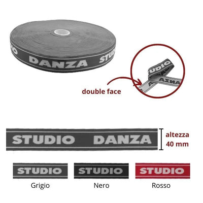 "Dance Studio" elastic band, h 40 mm, item 200/40