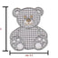 Iron-on fabric application item 9427 4 pieces