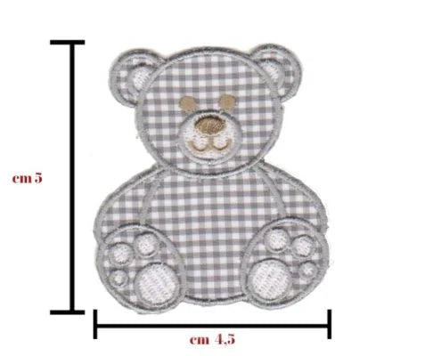 Iron-on fabric application item 9427 4 pieces